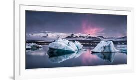 The Glacier Lagoon-Andreas Wonisch-Framed Photographic Print