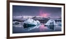 The Glacier Lagoon-Andreas Wonisch-Framed Photographic Print