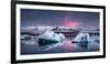 The Glacier Lagoon-Andreas Wonisch-Framed Photographic Print
