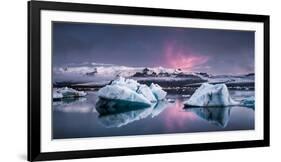 The Glacier Lagoon-Andreas Wonisch-Framed Photographic Print