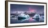 The Glacier Lagoon-Andreas Wonisch-Framed Photographic Print