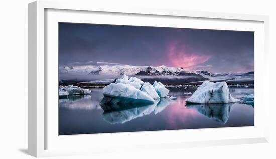 The Glacier Lagoon-Andreas Wonisch-Framed Photographic Print