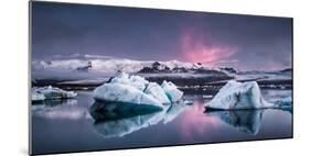 The Glacier Lagoon-Andreas Wonisch-Mounted Photographic Print