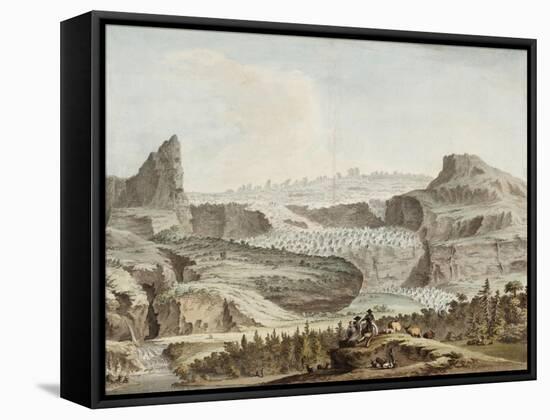 The Glacier of Simmenthal-Samuel Hieronymous Grimm-Framed Stretched Canvas