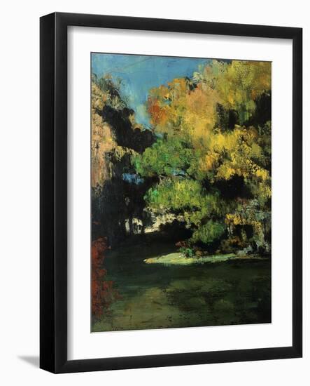 The Glade, C.1867-Paul Cézanne-Framed Giclee Print