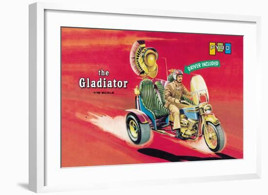 The Gladiator, Driver Included-null-Framed Art Print
