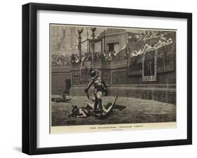 The Gladiators, Pollice Verso-null-Framed Giclee Print