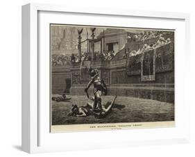 The Gladiators, Pollice Verso-null-Framed Giclee Print