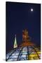 The Glass Dome on Okhotny Ryad Shopping Mall.-Jon Hicks-Stretched Canvas