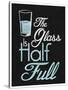 The Glass Is Half Full-null-Stretched Canvas