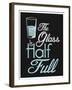 The Glass Is Half Full-null-Framed Art Print