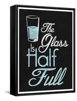 The Glass Is Half Full-null-Framed Stretched Canvas