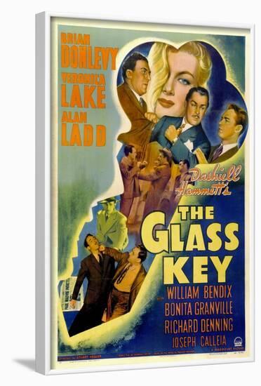 The Glass Key, William Bendix, Veronica Lake, Brian Donlevy, Alan Ladd, 1942-null-Framed Art Print