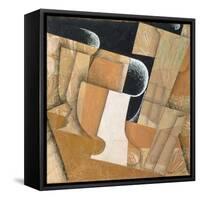 The Glass-Juan Gris-Framed Stretched Canvas