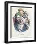 The Glasses, Engraved by Francois Seraphin Delpech-Louis Leopold Boilly-Framed Giclee Print