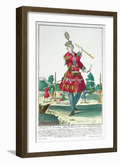 The Glasses Maker, Augsburg 1735-Martin Engelbrecht-Framed Giclee Print