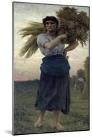 The Gleaner, 1877-Jules Breton-Mounted Giclee Print