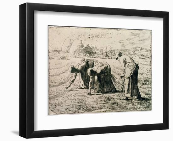 The Gleaners, 1855-Jean-François Millet-Framed Giclee Print