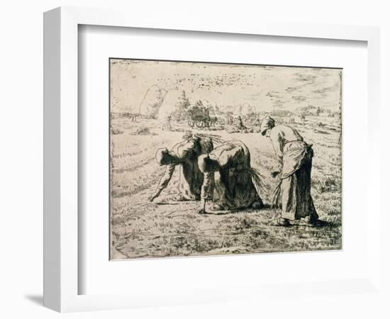 The Gleaners, 1855-Jean-François Millet-Framed Giclee Print