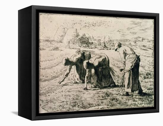 The Gleaners, 1855-Jean-François Millet-Framed Stretched Canvas