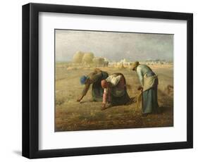 The Gleaners, 1857-Jean-François Millet-Framed Premium Giclee Print