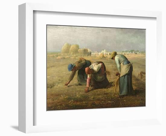 The Gleaners, 1857-Jean-François Millet-Framed Premium Giclee Print