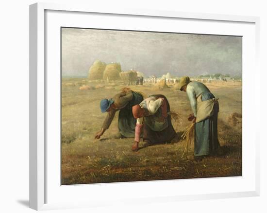 The Gleaners, 1857-Jean-François Millet-Framed Giclee Print