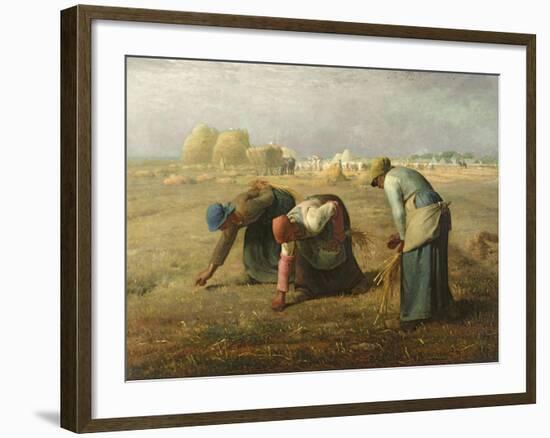 The Gleaners, 1857-Jean-François Millet-Framed Giclee Print