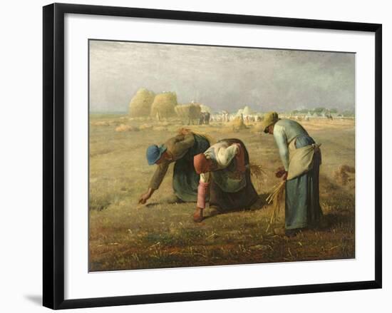 The Gleaners, 1857-Jean-François Millet-Framed Giclee Print