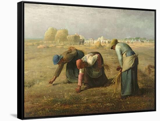 The Gleaners, 1857-Jean-François Millet-Framed Stretched Canvas
