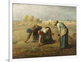 The Gleaners, 1857-Jean-François Millet-Framed Giclee Print