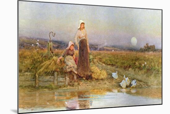 The Gleaners, 1896-Thomas James Lloyd-Mounted Giclee Print