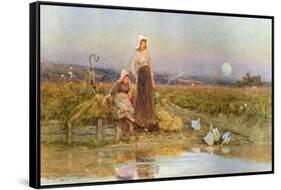 The Gleaners, 1896-Thomas James Lloyd-Framed Stretched Canvas