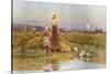 The Gleaners, 1896-Thomas James Lloyd-Stretched Canvas