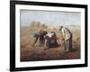 The Gleaners (Des Glaneuses Ou Les Glaneuses)-Jean-François Millet-Framed Art Print