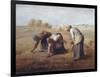 The Gleaners (Des Glaneuses Ou Les Glaneuses)-Jean-François Millet-Framed Art Print