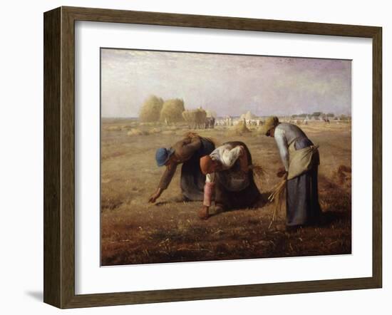 The Gleaners-Jean-François Millet-Framed Giclee Print