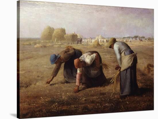 The Gleaners-Jean-François Millet-Stretched Canvas