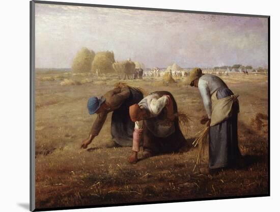 The Gleaners-Jean-François Millet-Mounted Giclee Print