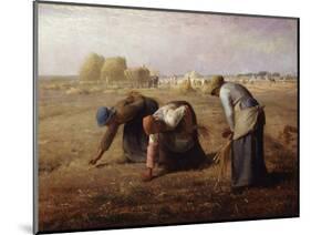 The Gleaners-Jean-François Millet-Mounted Giclee Print