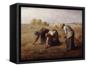The Gleaners-Jean-François Millet-Framed Stretched Canvas