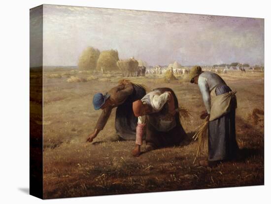 The Gleaners-Jean-François Millet-Stretched Canvas