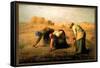 The Gleaners-Jean-Fran?ois Millet-Framed Stretched Canvas