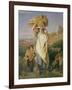 The Gleaners-Joshua Cristall-Framed Giclee Print