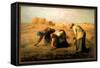 The Gleaners-Jean-François Millet-Framed Stretched Canvas