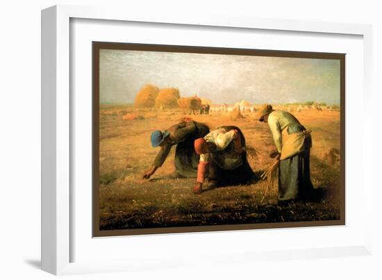 The Gleaners-Jean-François Millet-Framed Premium Giclee Print