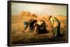 The Gleaners-Jean-François Millet-Framed Stretched Canvas