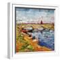 The Gleize Bridge over the Vigneyret Canal, Near Arles-Vincent van Gogh-Framed Giclee Print