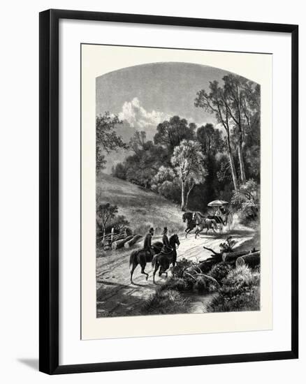 The Glen, Newport-John Douglas Woodward-Framed Premium Giclee Print