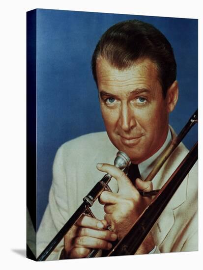 The Glenn Miller Story, James Stewart, 1954-null-Stretched Canvas